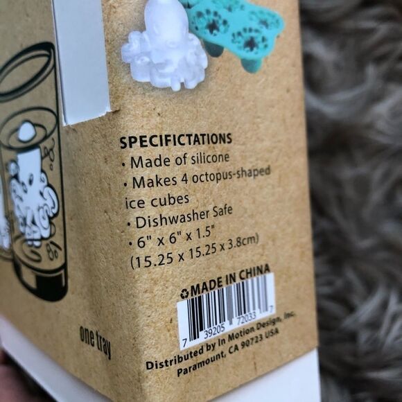 🦉2/$20 🆕 Octopus Ice Cube Tray - Picture 7 of 7